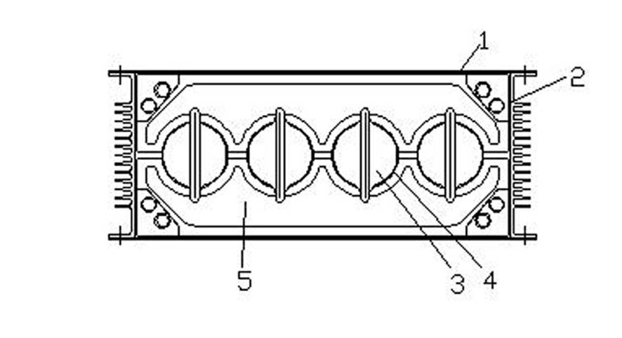 Special bus duct for wind power