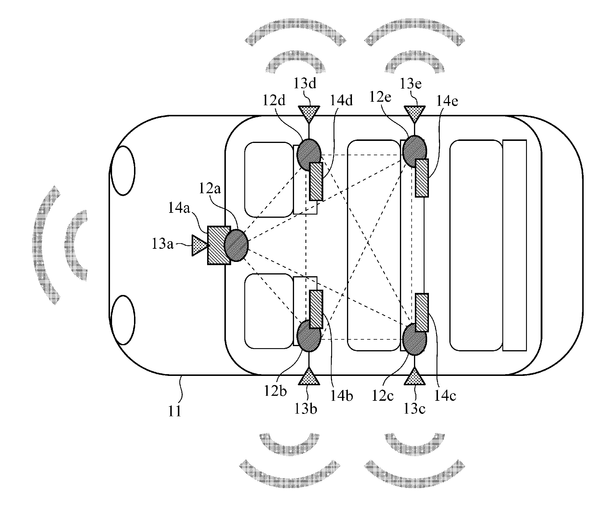 Onboard radio communication system