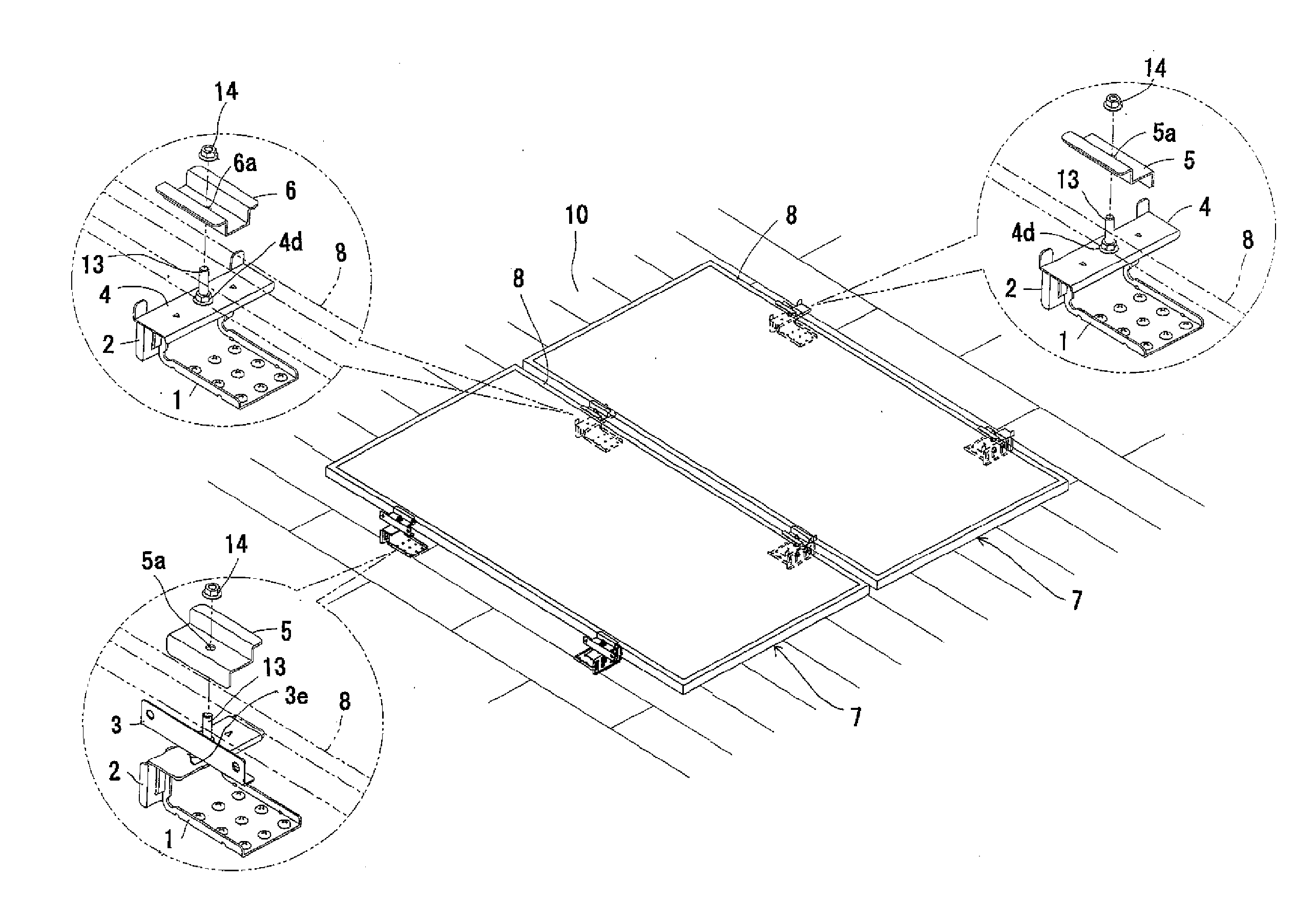 Solar Battery Module Fixture