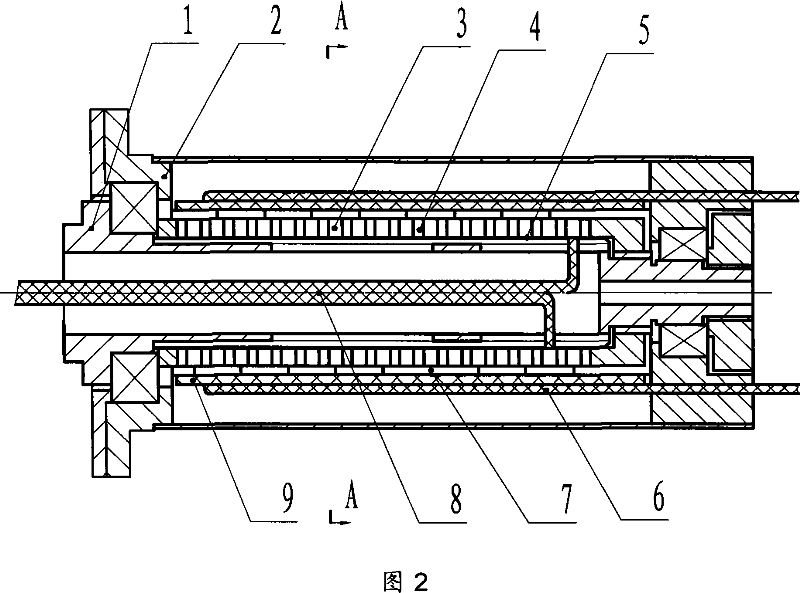 Radial insulation laminated conductive retractor collar