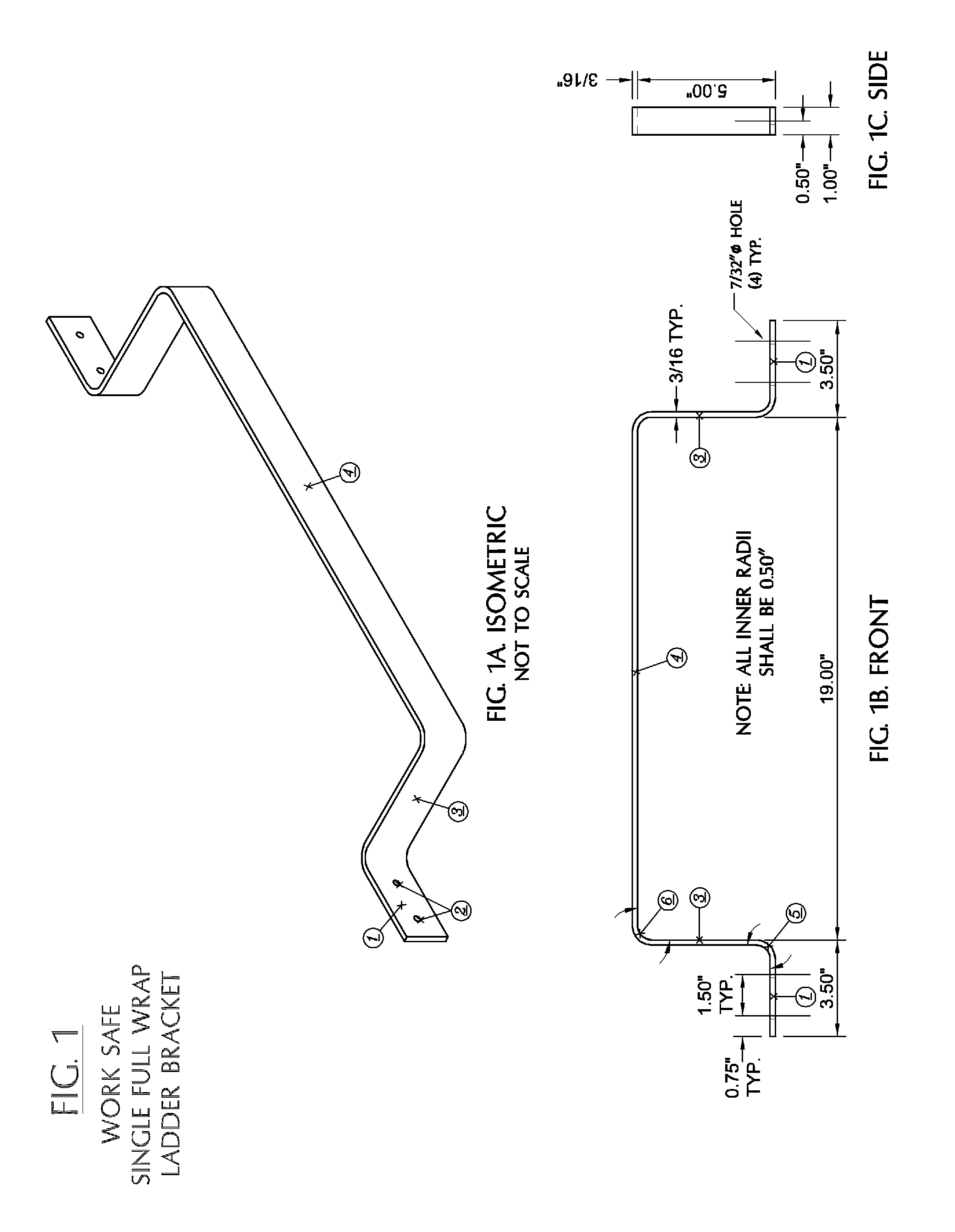 Ladder security bracket and safety system