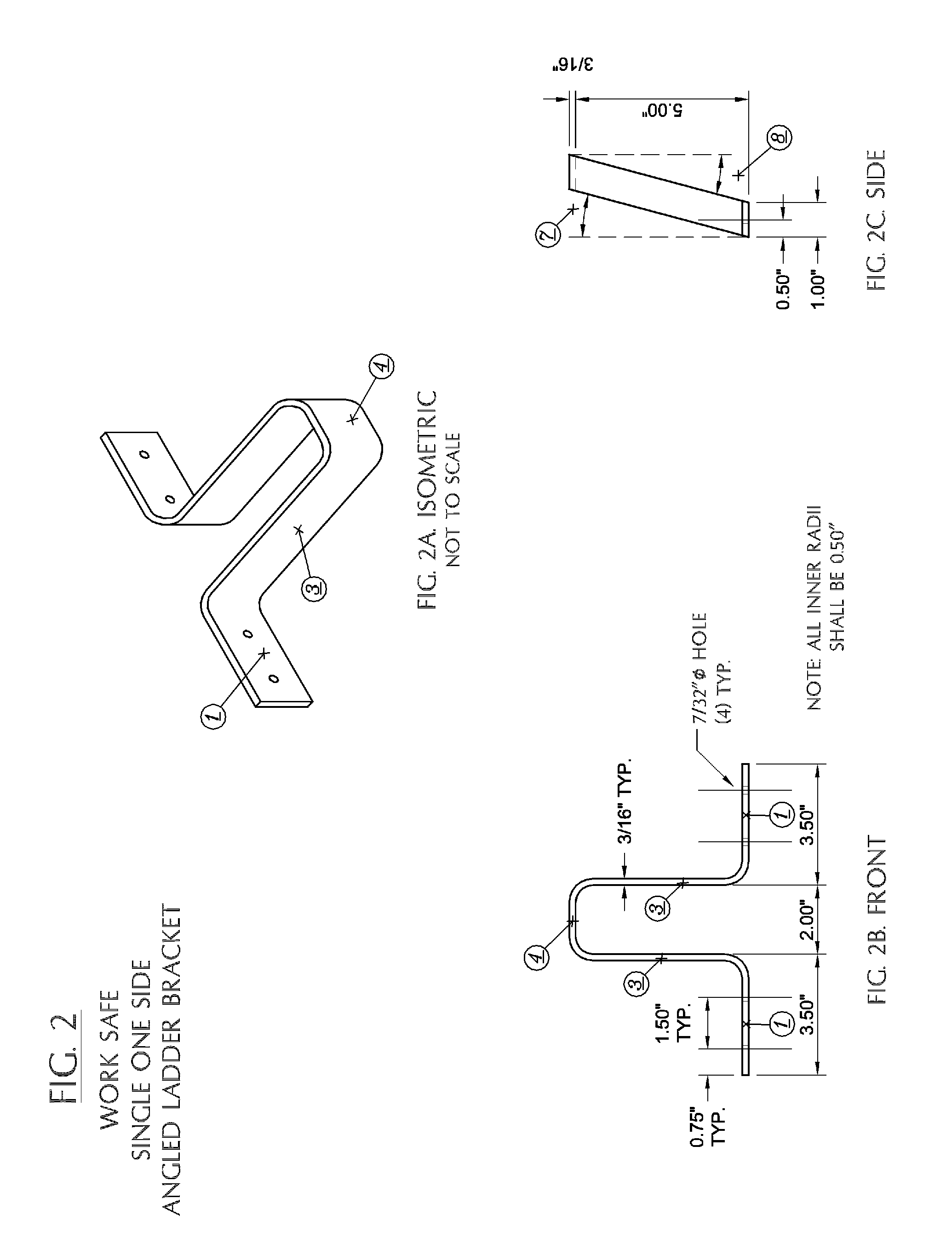 Ladder security bracket and safety system