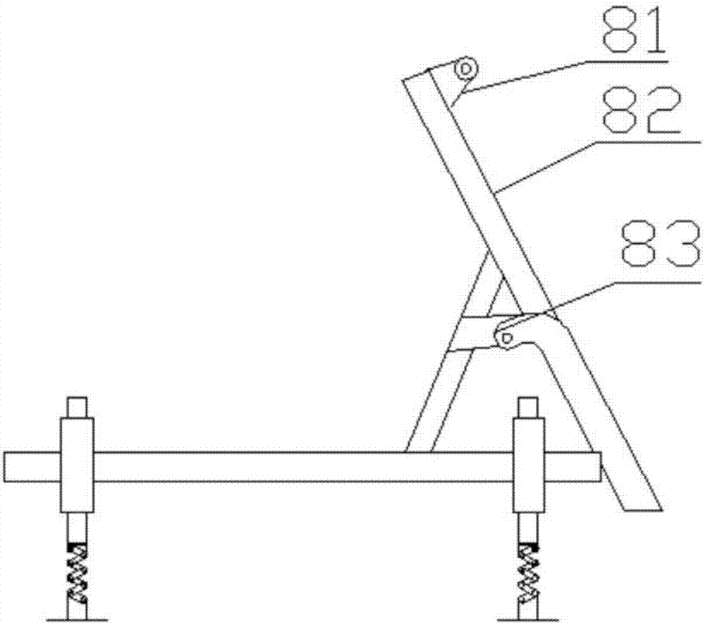 Damping concrete stirring machine capable of conveniently discharging