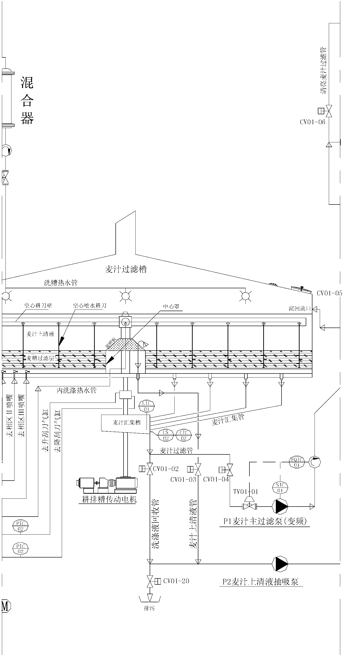 Quick filter system for wheat juice