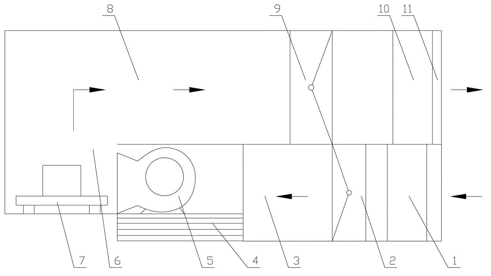 Simple air cooling device for paraffin molding