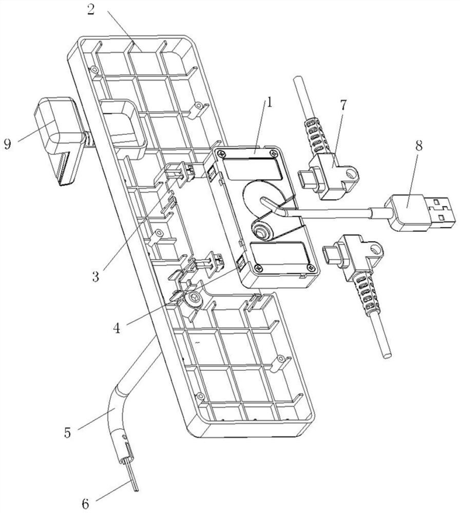 Anti-theft display device and system for electronic products