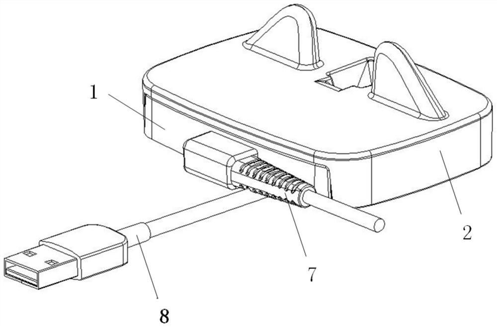 Anti-theft display device and system for electronic products