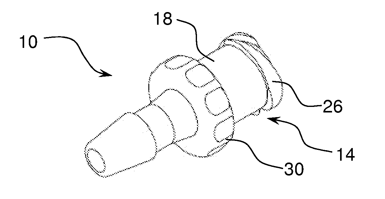 Lockable enteral feeding adapter