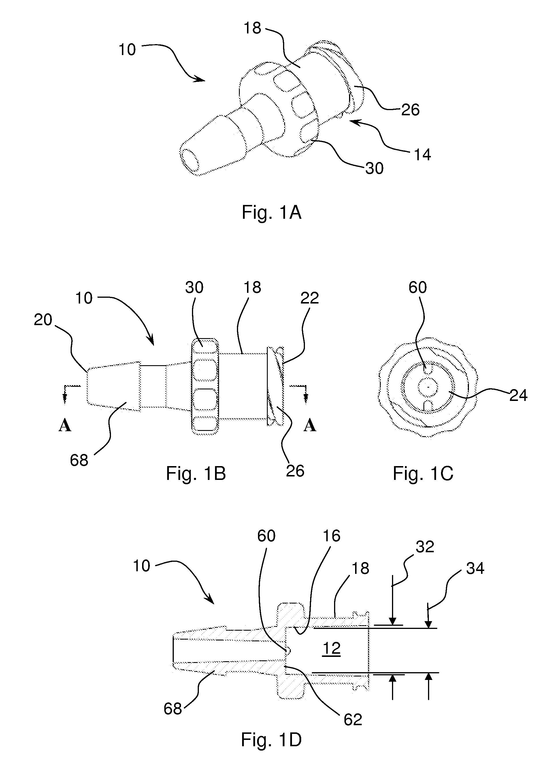 Lockable enteral feeding adapter