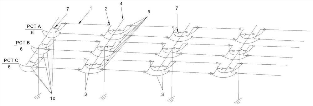 Demagnetizing system with basic demagnetizing unit and wiring process