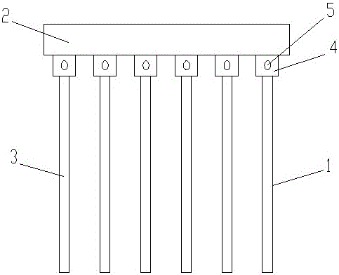 Reinforced type warning guard fence