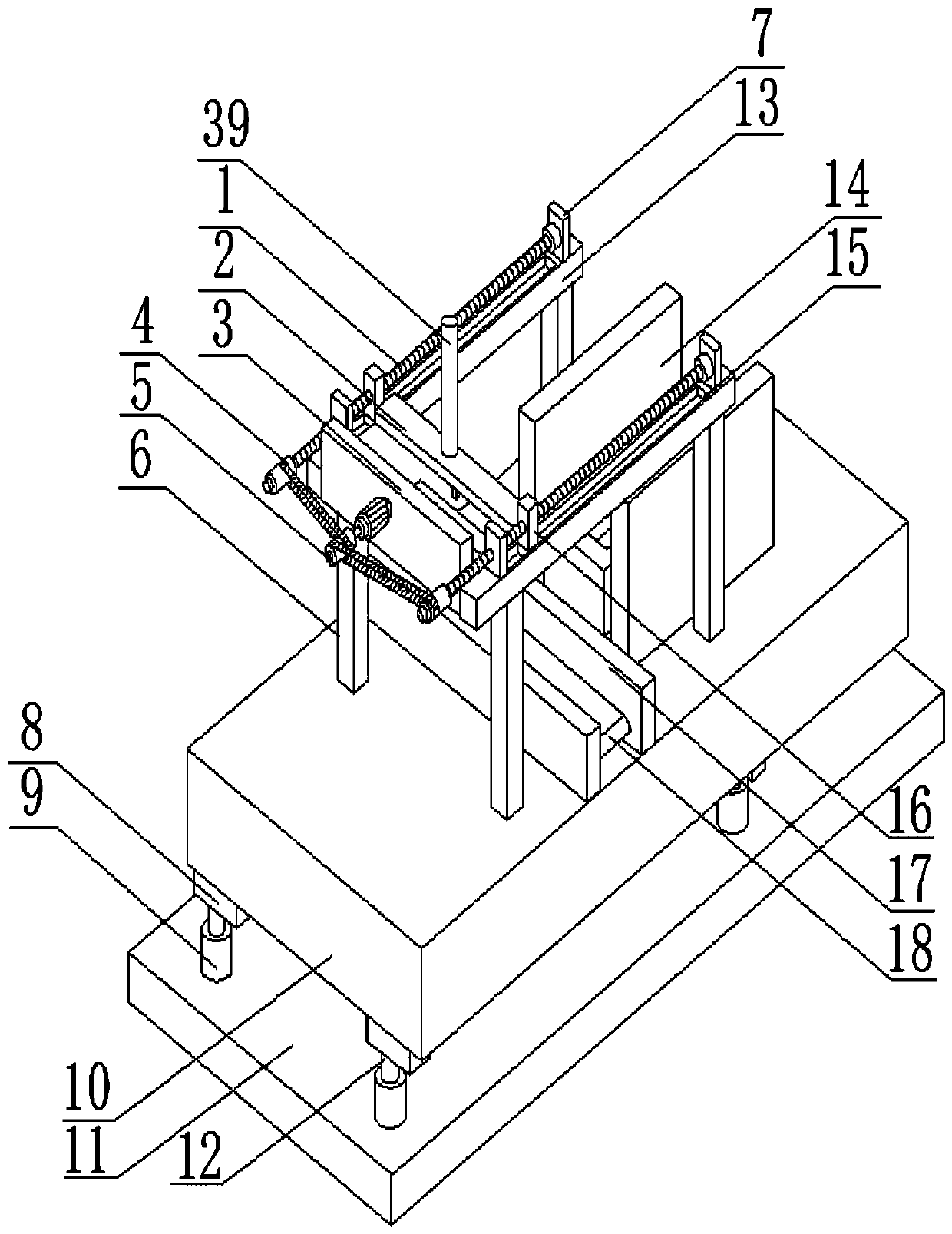 Omnibearing cleaning equipment for meat rabbit rearing cage