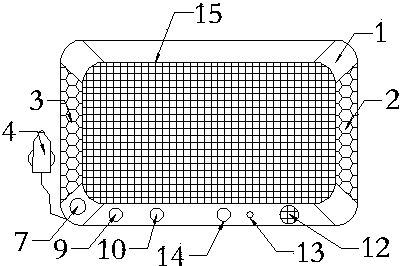 Double-power-supply vehicle-mounted air purifier having Bluetooth and flashlight functions