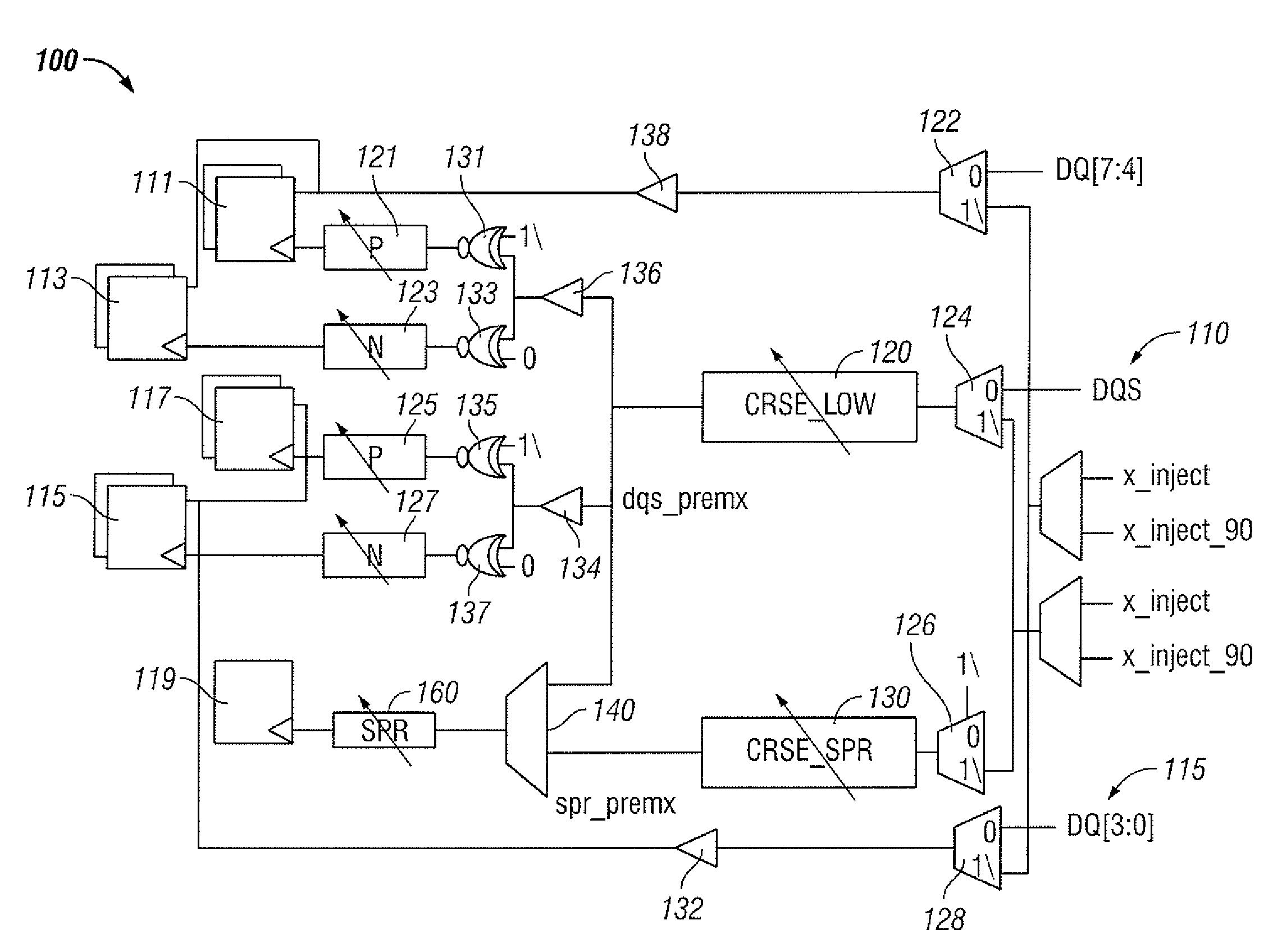 Non-linear common coarse delay system and method for delaying data strobe