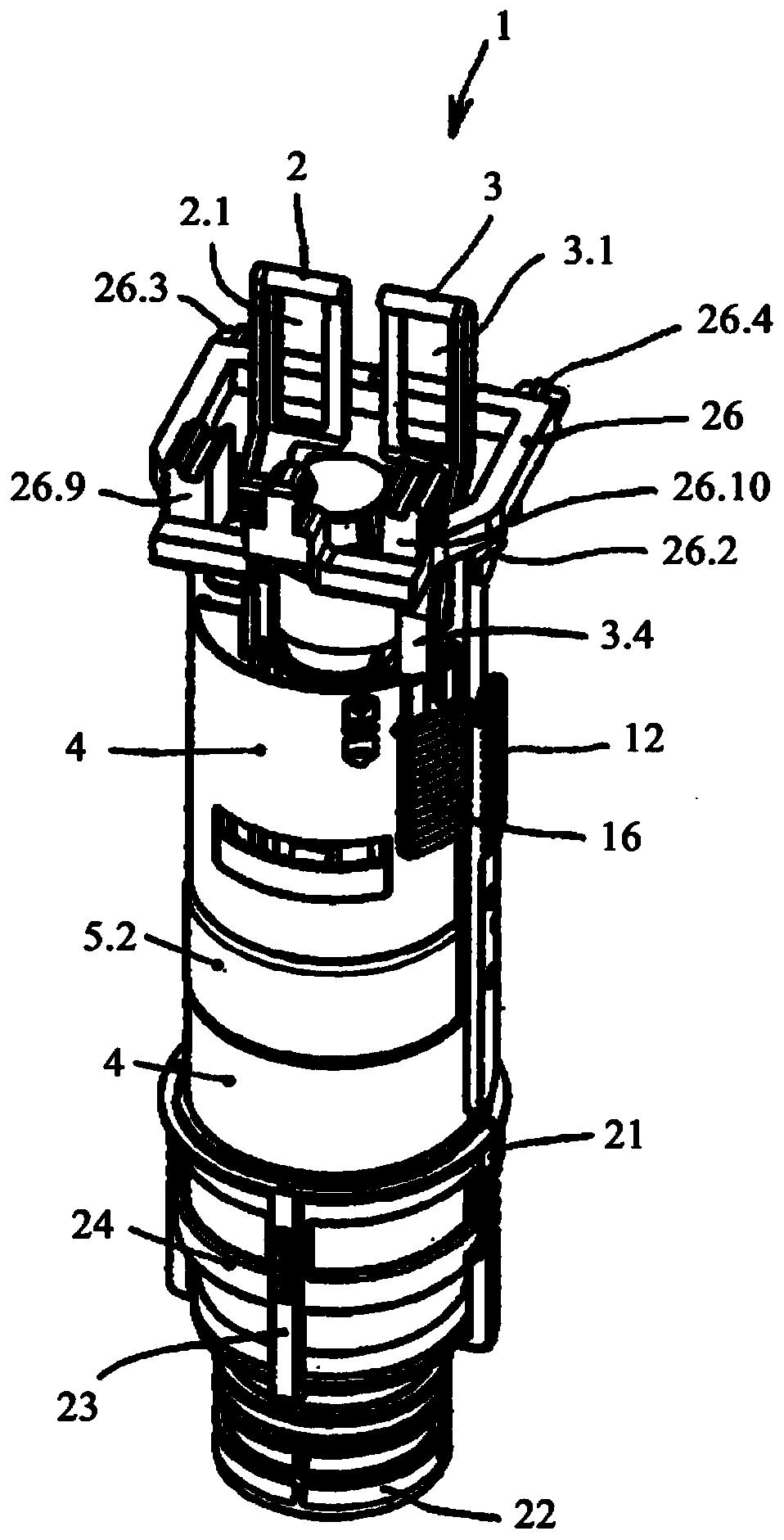 Drain valve for flush tank and flush tank with drain valve