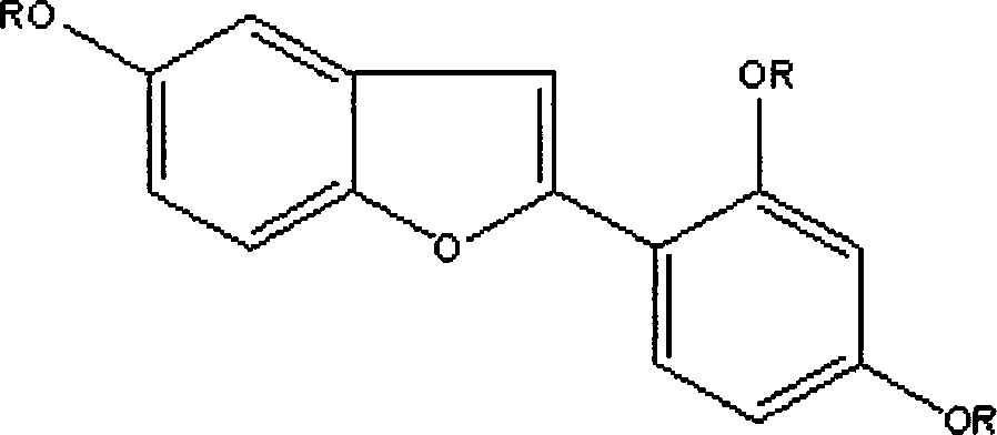 Benzofuran derivative and application thereof