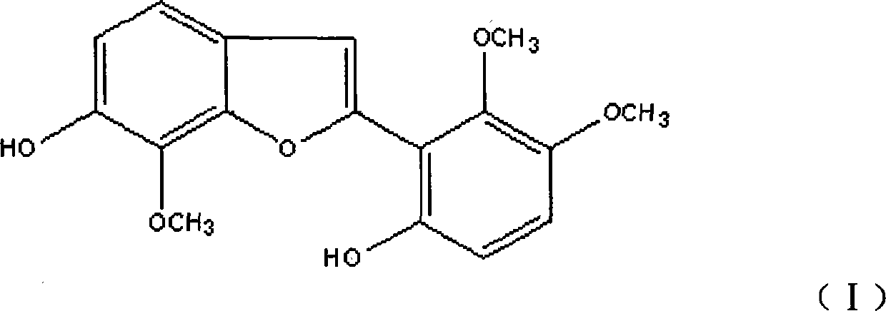 Benzofuran derivative and application thereof