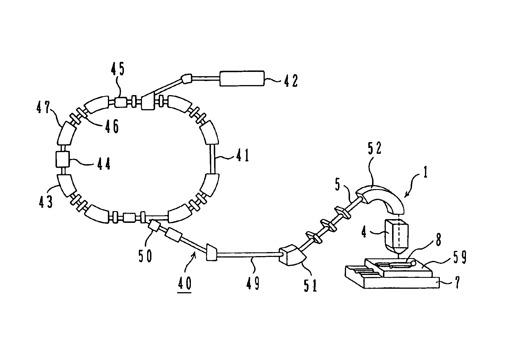 Medical particle irradiation apparatus