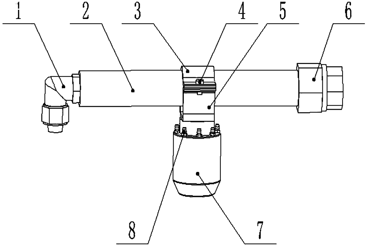 An external mixing atomizing sprayer based on special-shaped hole airflow assisting the shape