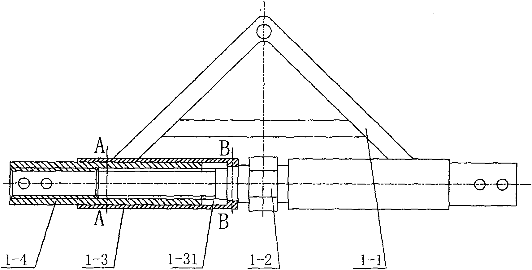 Jet rod spraying machine and jet rod replacing method thereof