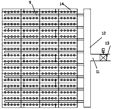 Double-tube-bundle split heat-storage heat exchanger utilizing waste heat of rotary cement kiln