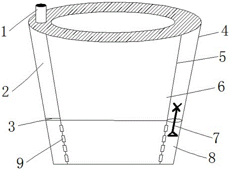 Buoy type automatic watering flowerpot