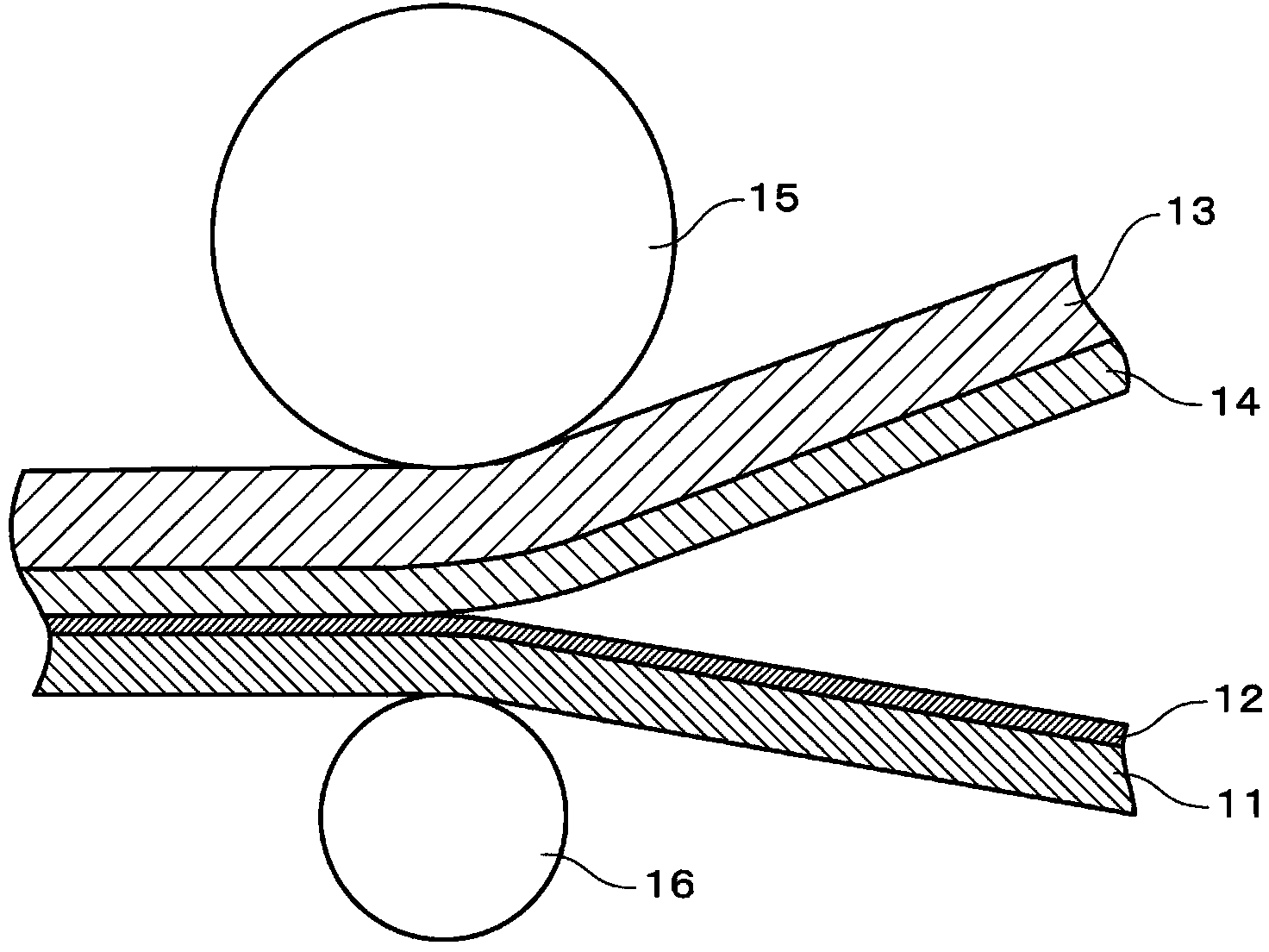 Method for producing multilayer structure, multilayer structure and electronic device