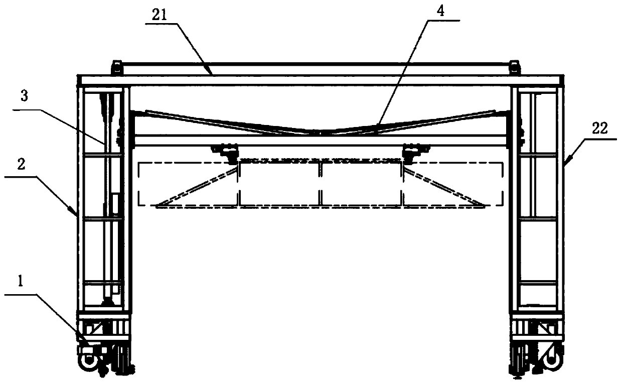 Stacker, automated three-dimensional warehouse and method of entering and leaving the automated three-dimensional warehouse