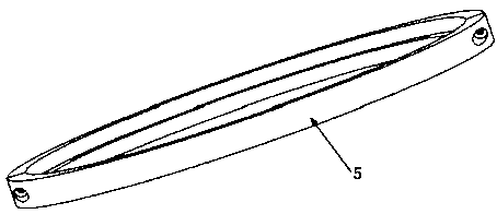 Rotatable pentagonal impeller type vortex-induced vibration inhibiting device and method