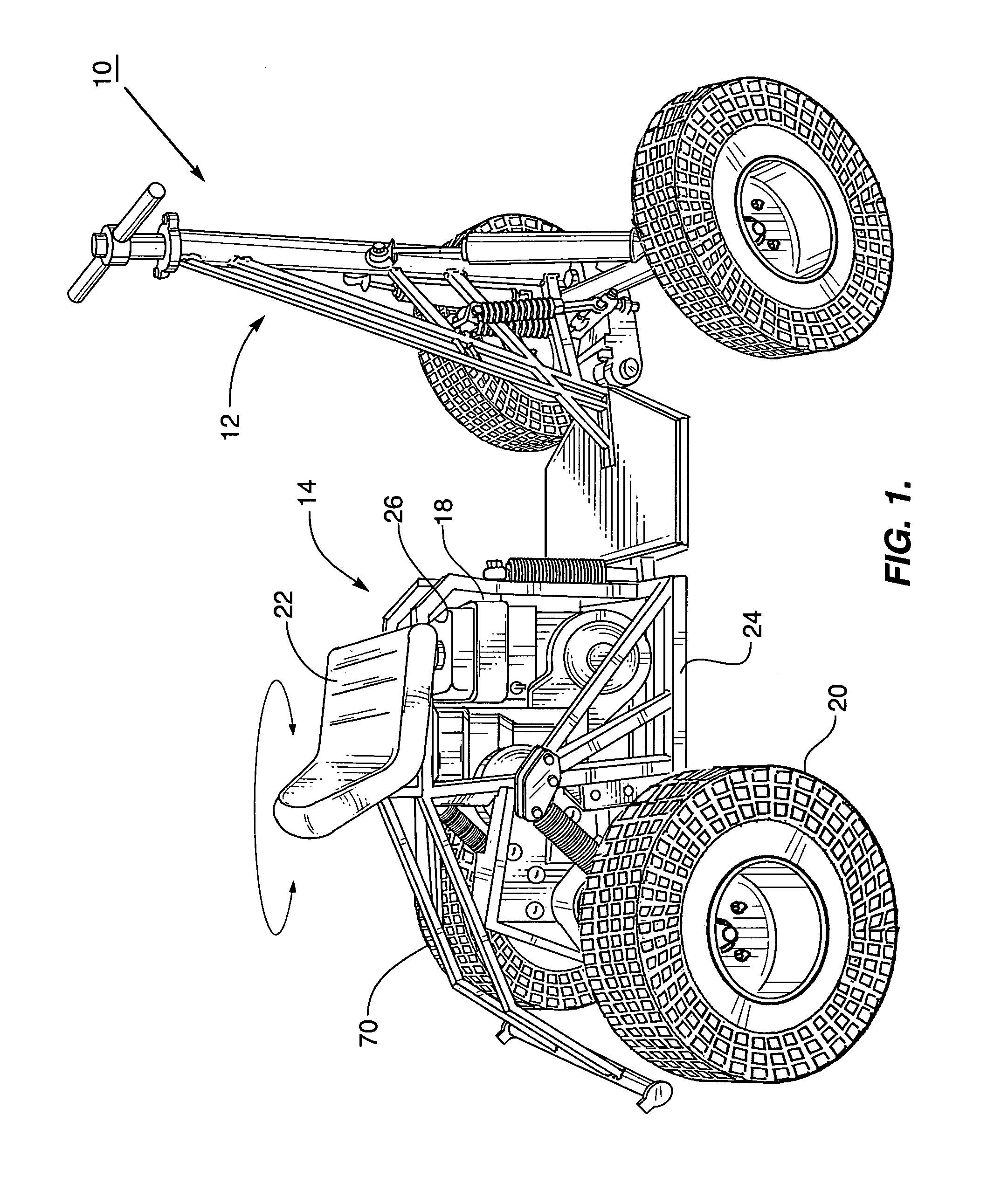 Four wheel off-road vehicle