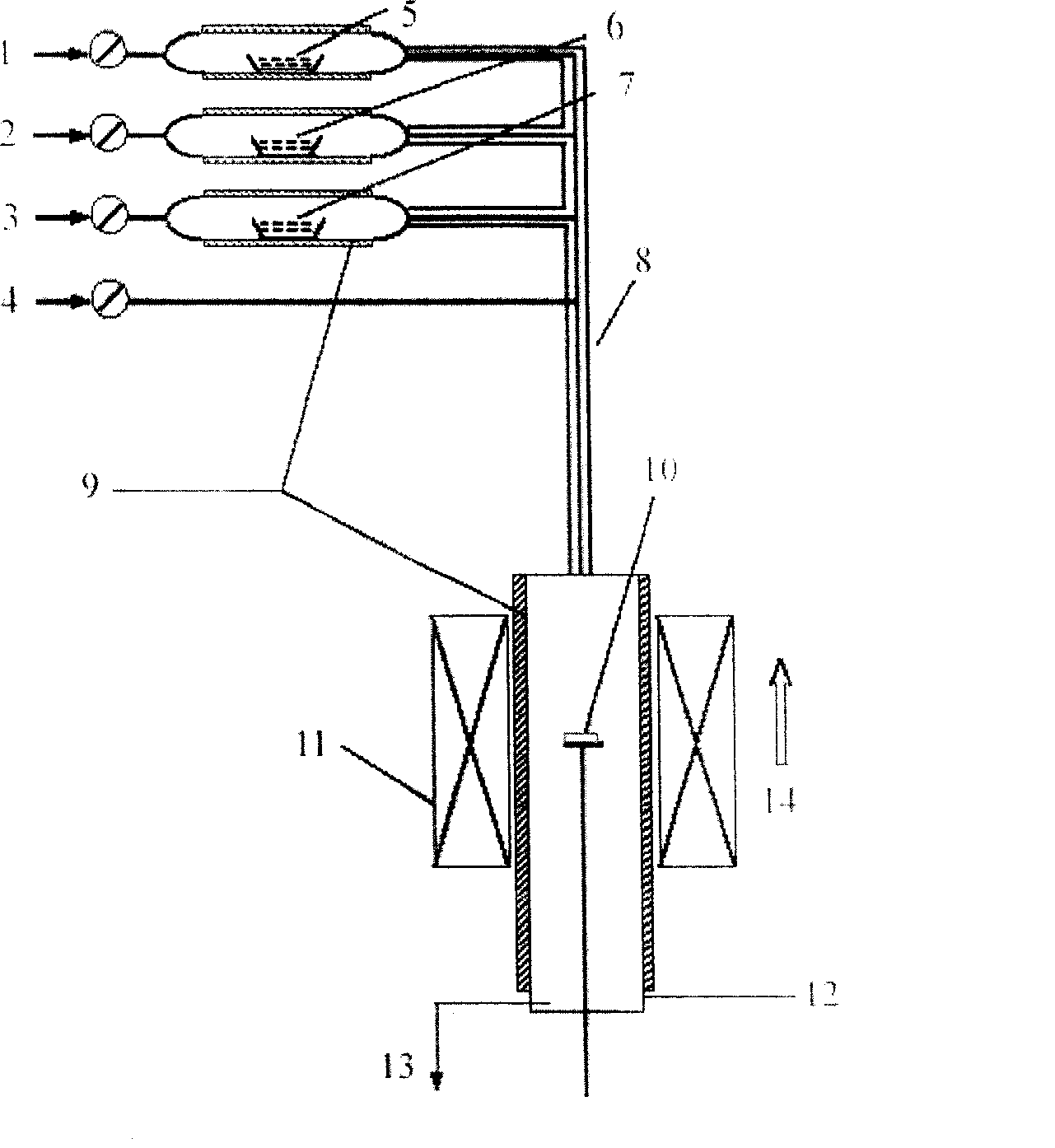 Method for preparing superconducting band of oxides