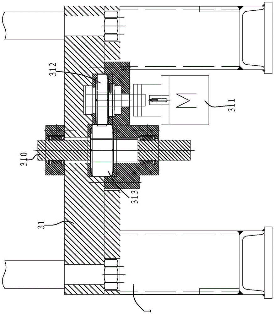 Nd-Fe-B powder molding press