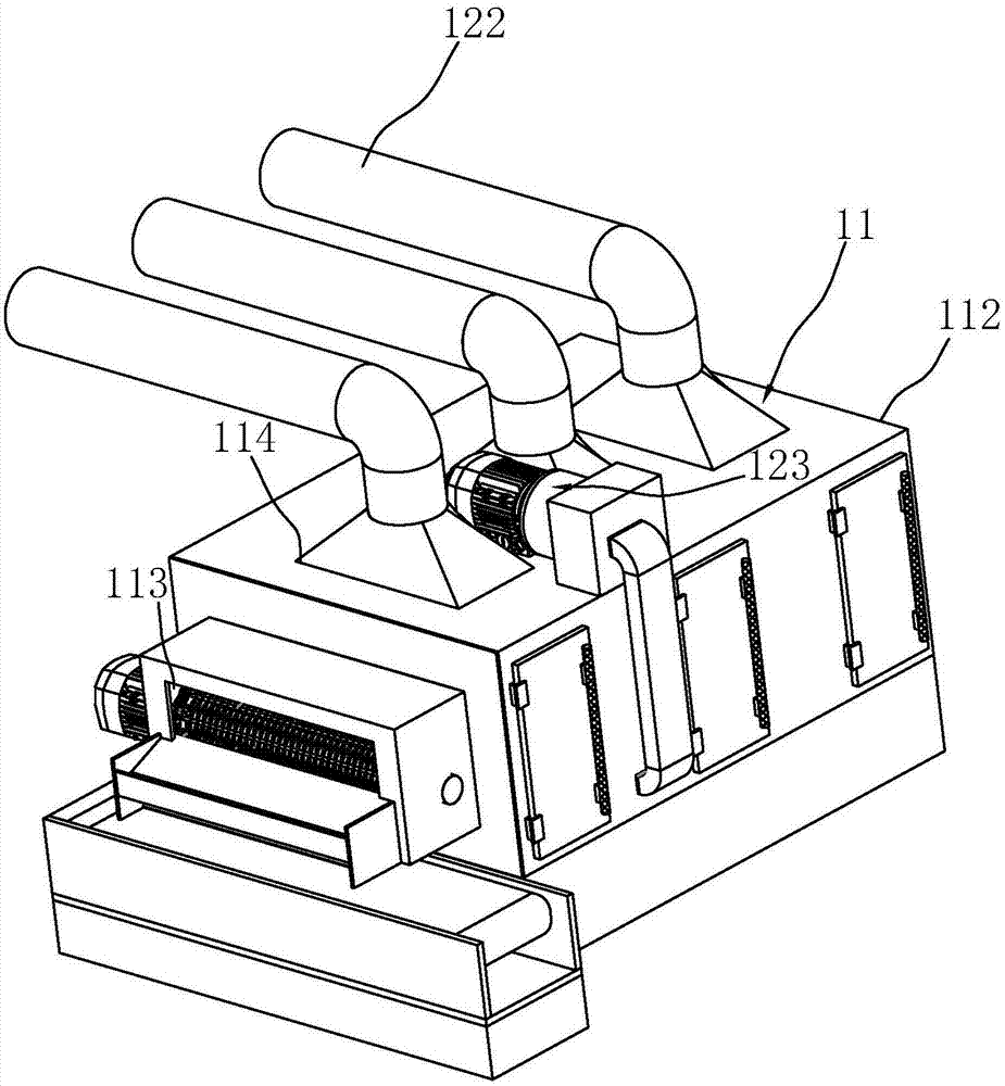 Peanut coat removing production system