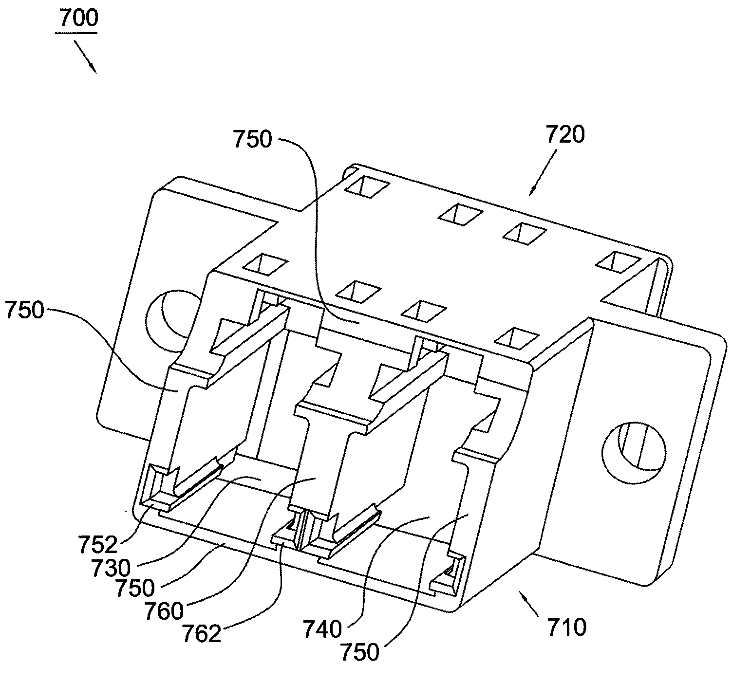 Optical fiber adapter with shutter member