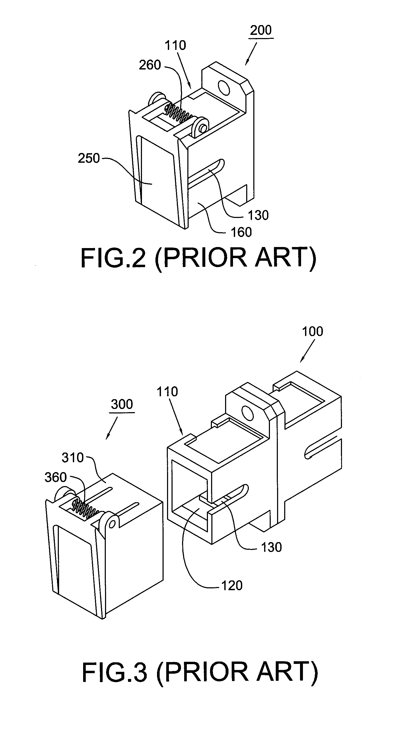 Optical fiber adapter with shutter member