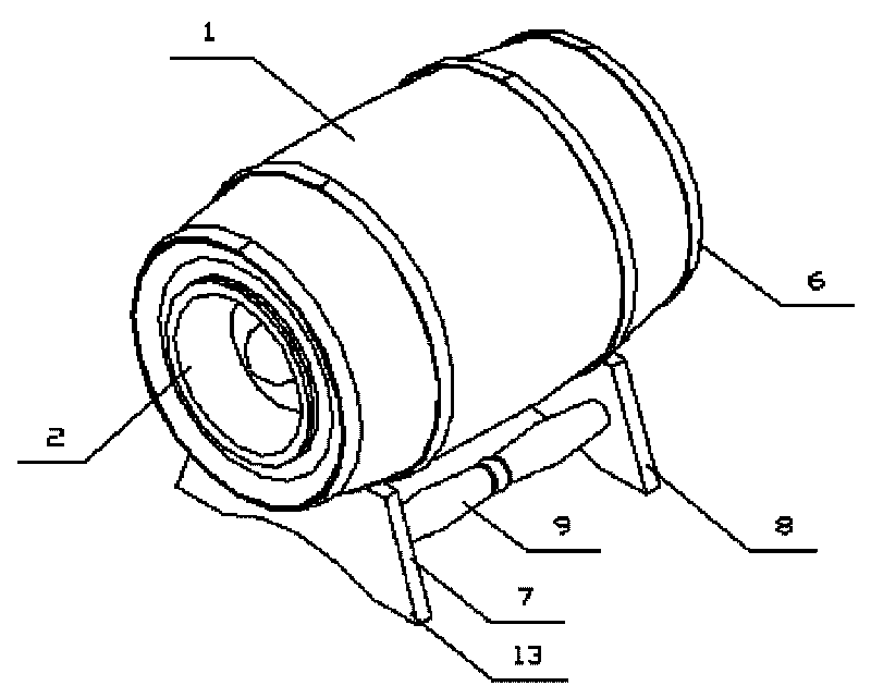 Wine bucket shaped loudspeaker box