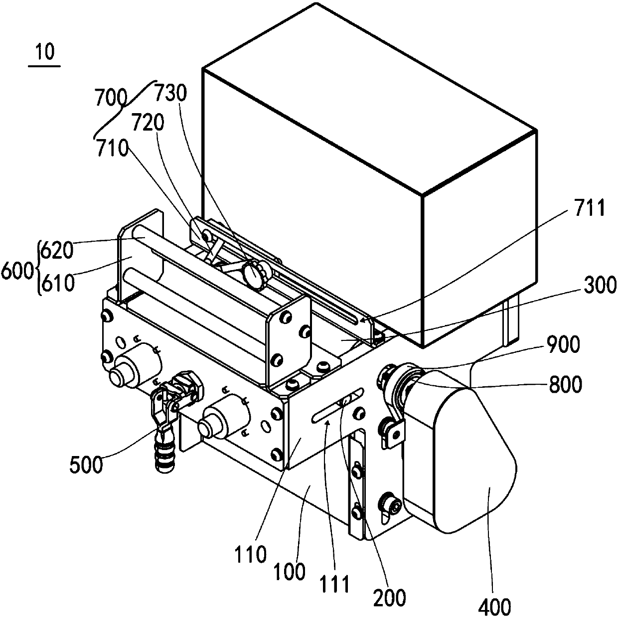 Automatic yarn pulling mechanism for batch warping machine