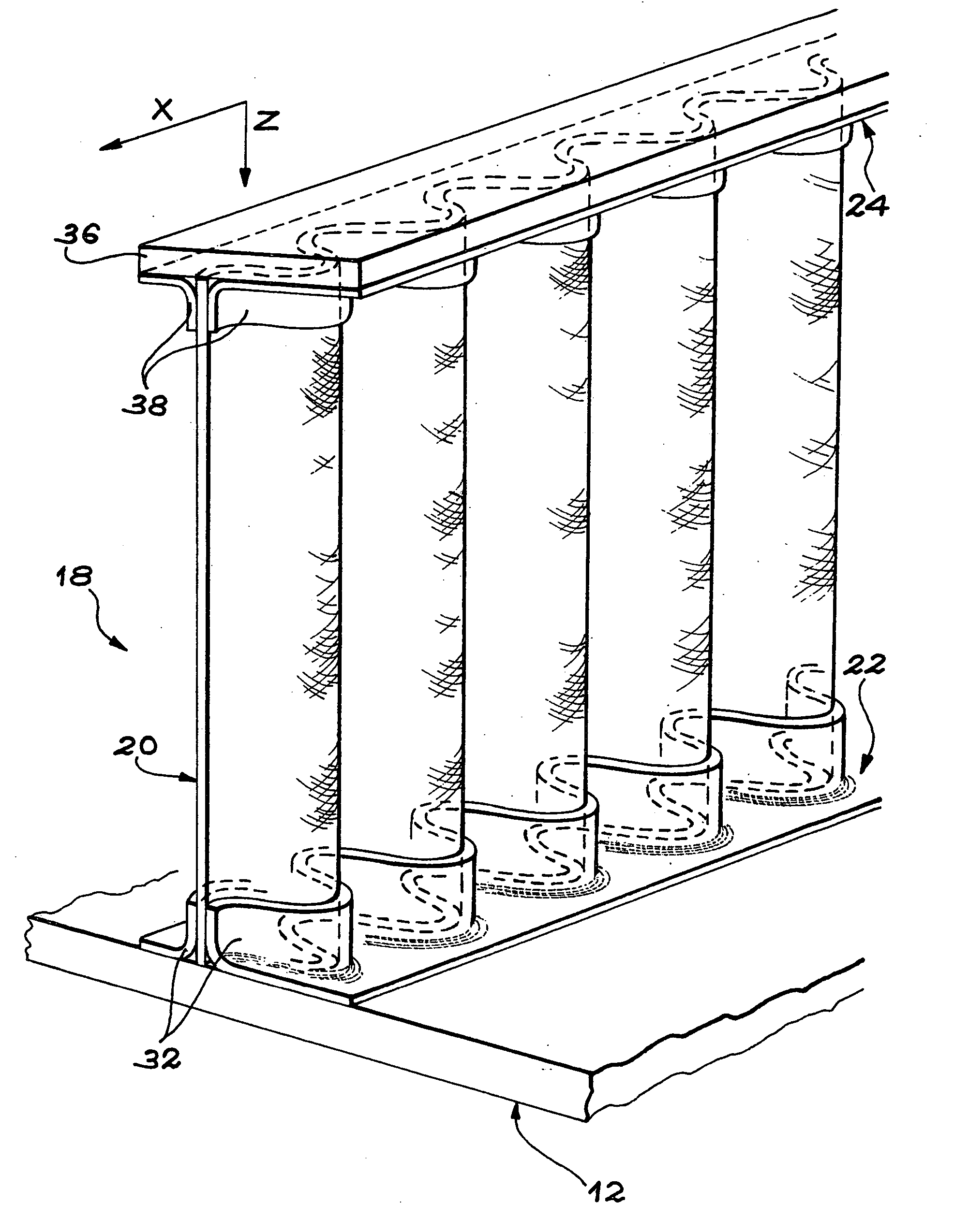 Composite beam with integrated rupture initiator and aircraft fuselage such beams