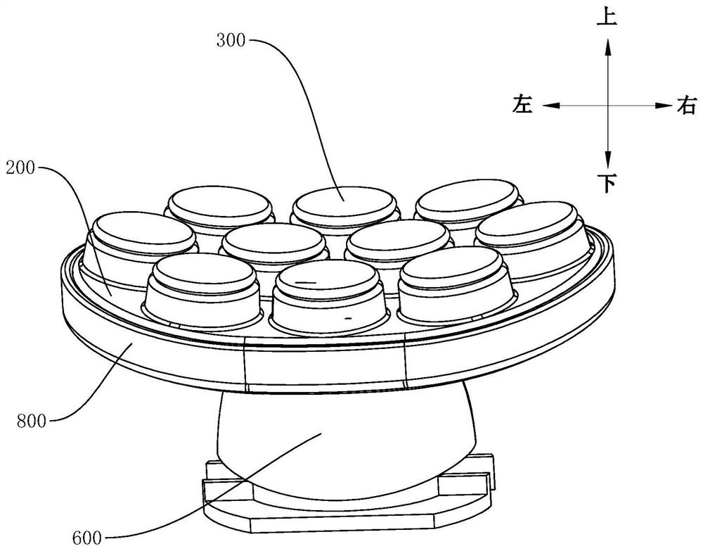 Massage device for intelligent massage instrument and intelligent massage instrument