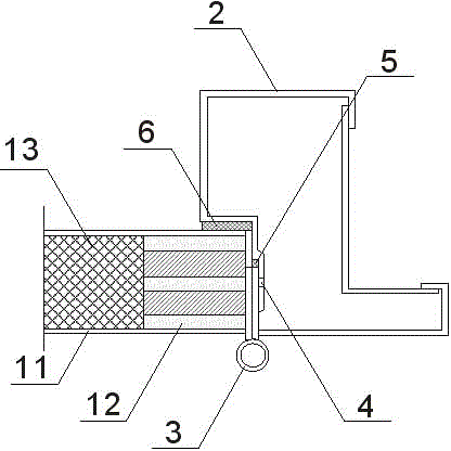 Thermal-insulating combined fire door