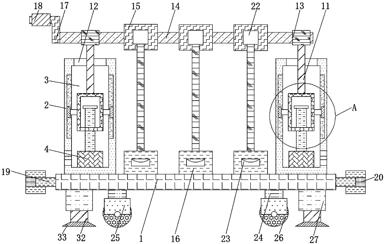 Paying-off frame for preventing textile silk thread rolls from being mutually wound