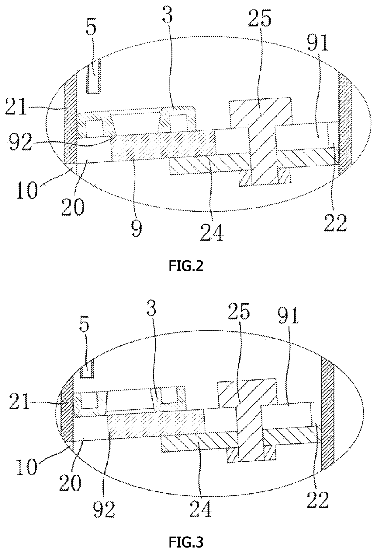 Oil seal distributing mechanism for vibrator bowl