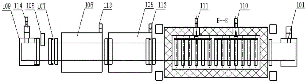 A heavy ion microporous membrane etching device