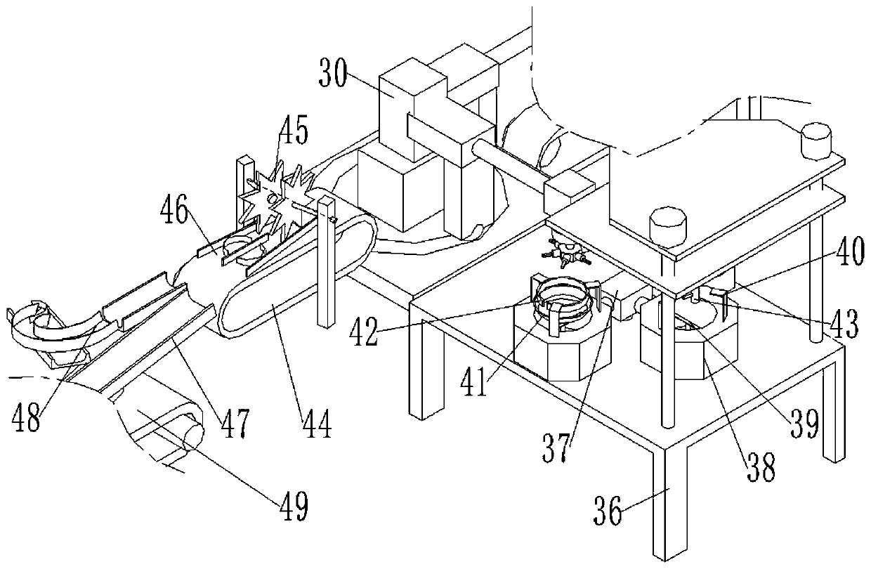 Automatic bearing bush machining and conveying assembly line and process