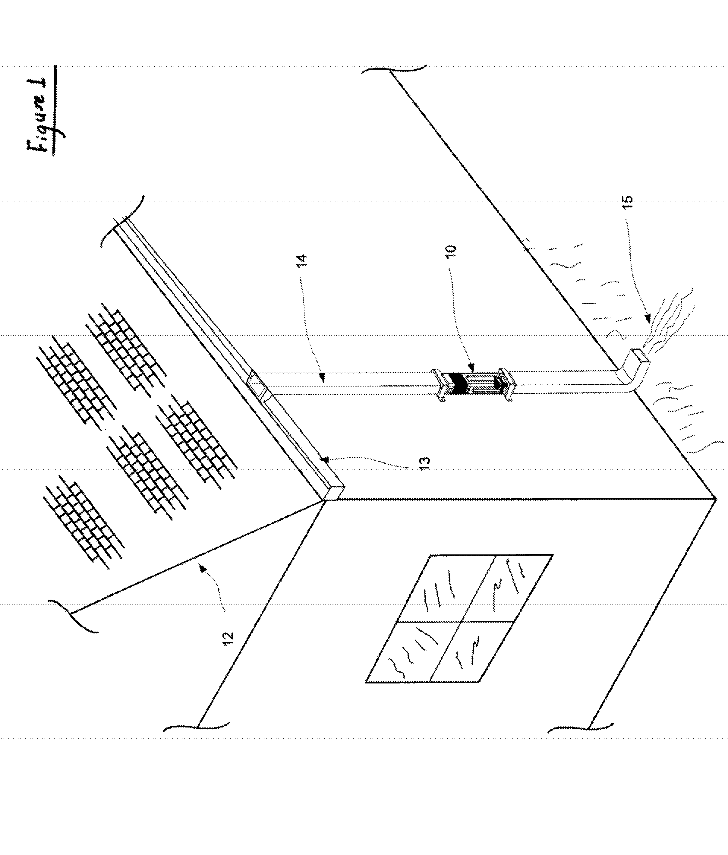 Rainwater "real time" flow indicator and debris collection device for gutter downspout