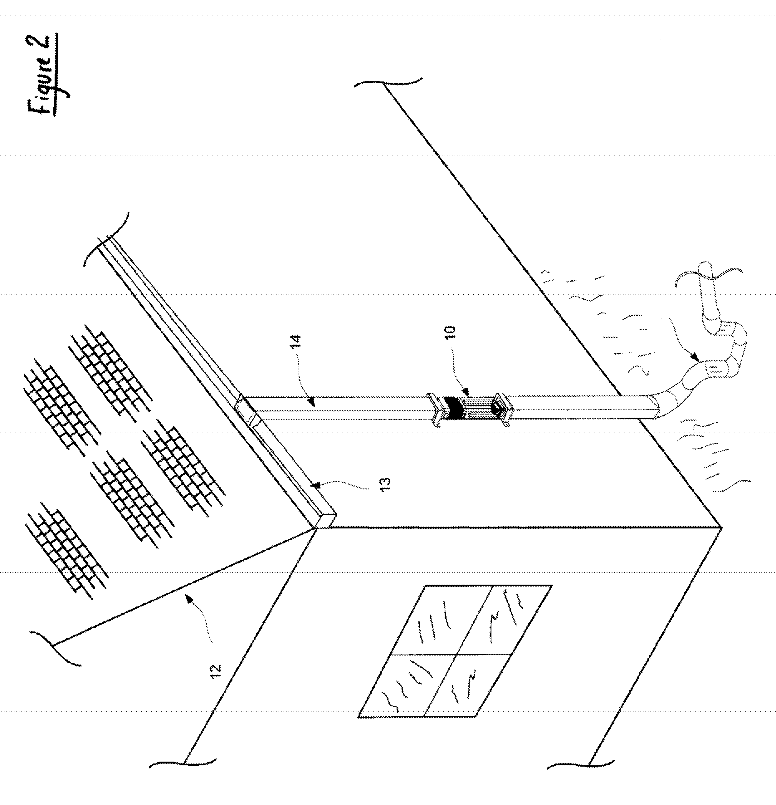 Rainwater "real time" flow indicator and debris collection device for gutter downspout