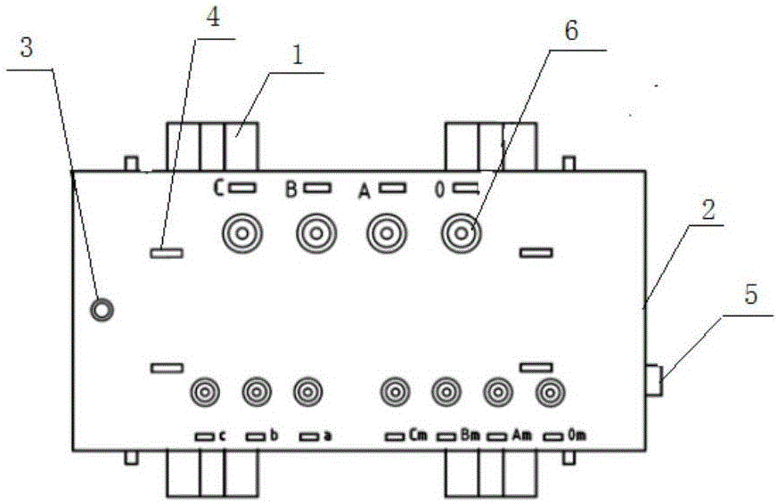 Dynamical simulator for abnormal structure change fault of transformer