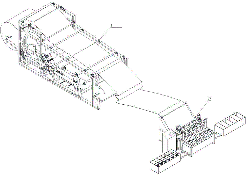 Production line and production method of composite material shoe soles