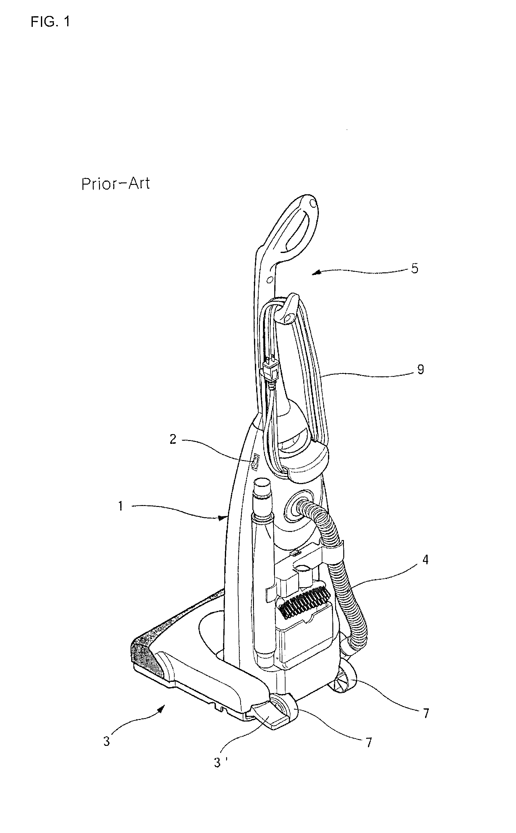 Upright type vacuum cleaner having multi joint portion