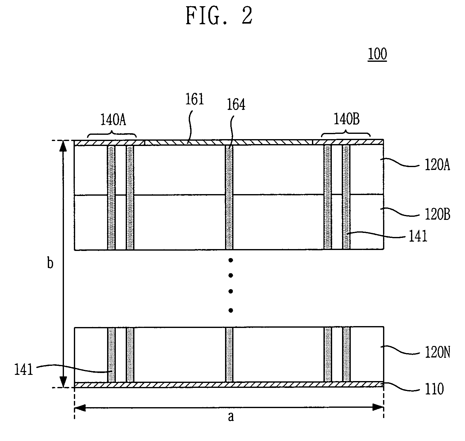 Multilayer waveguide filter employing via metals